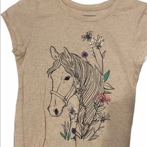 Cute horse tee